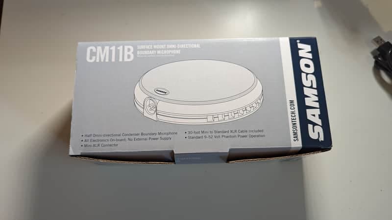 Samson CM11B Omnidirectional Boundary Mic 2010s - Black