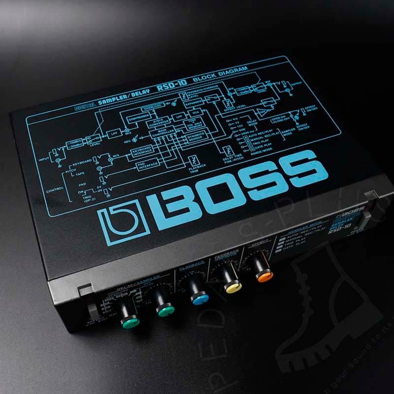 Boss RSD-10 Micro Rack Series Digital Sampler / Delay 1985 - 1991 - Black
