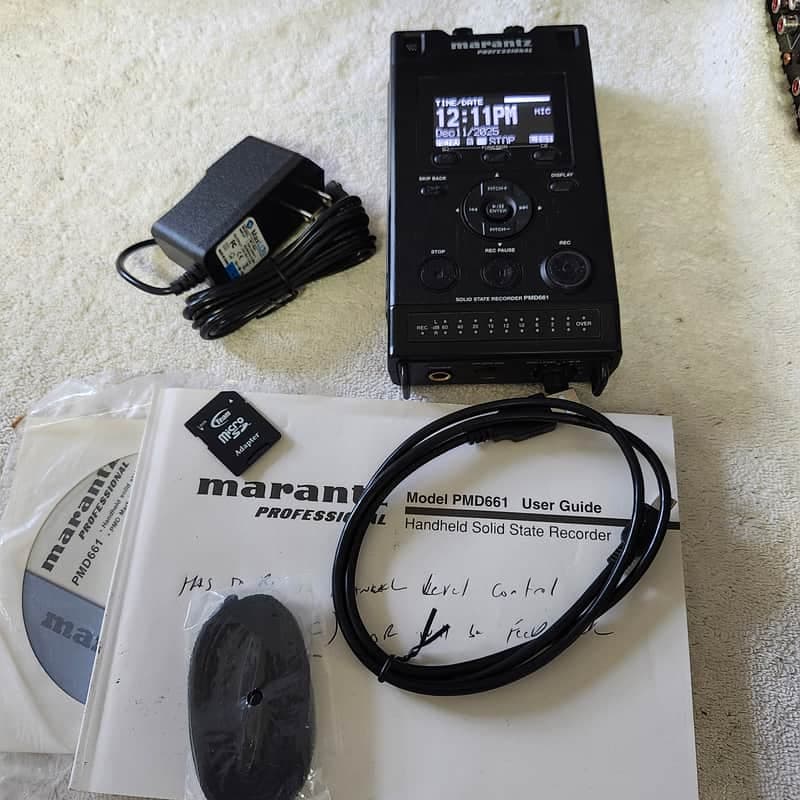Rebuilt Marantz PMD661 Professional Recorder with current firmware