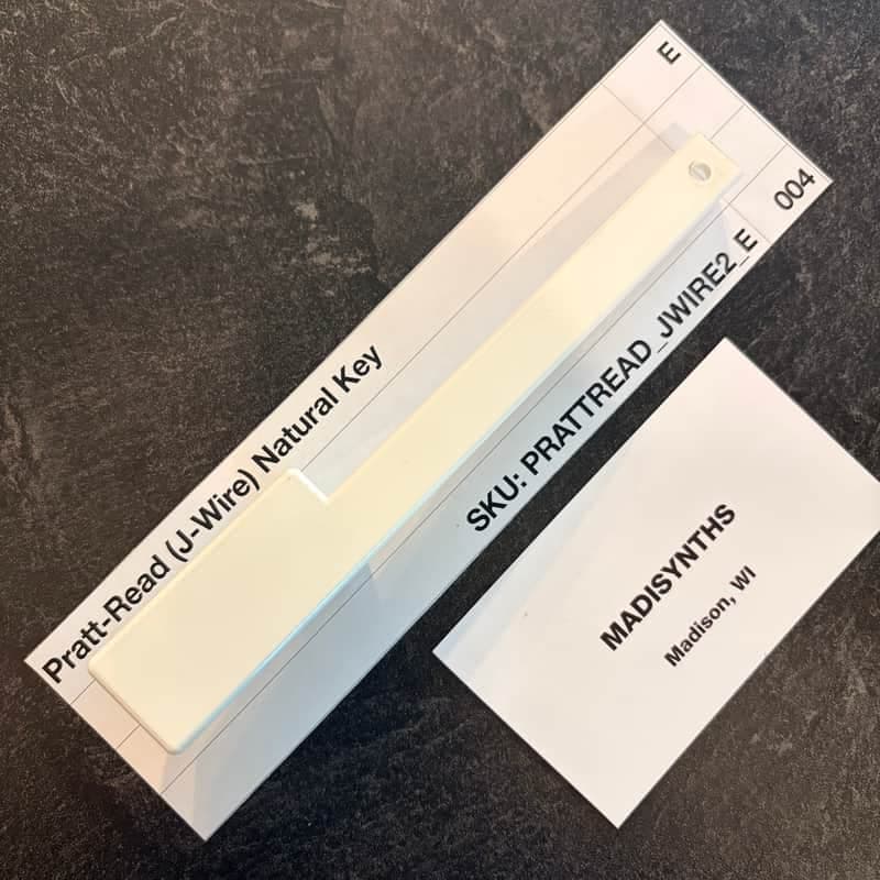 ORIGINAL Pratt Read Replacement E Key (J-Wire Keybeds) for ARP 2500/2600, Moog Minimoog, Oberheim OBX/OBXa/OB8, Sequential Prophet-5/10, PPG Wave 2.2, EML 500, and more