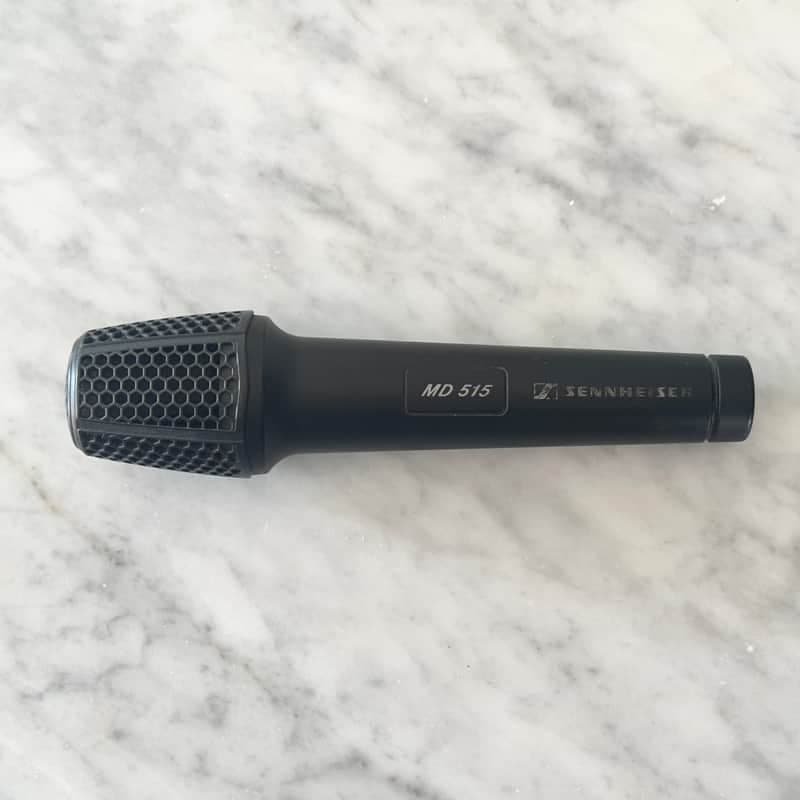 Sennheiser MD 515 1990s - Matte black plastic