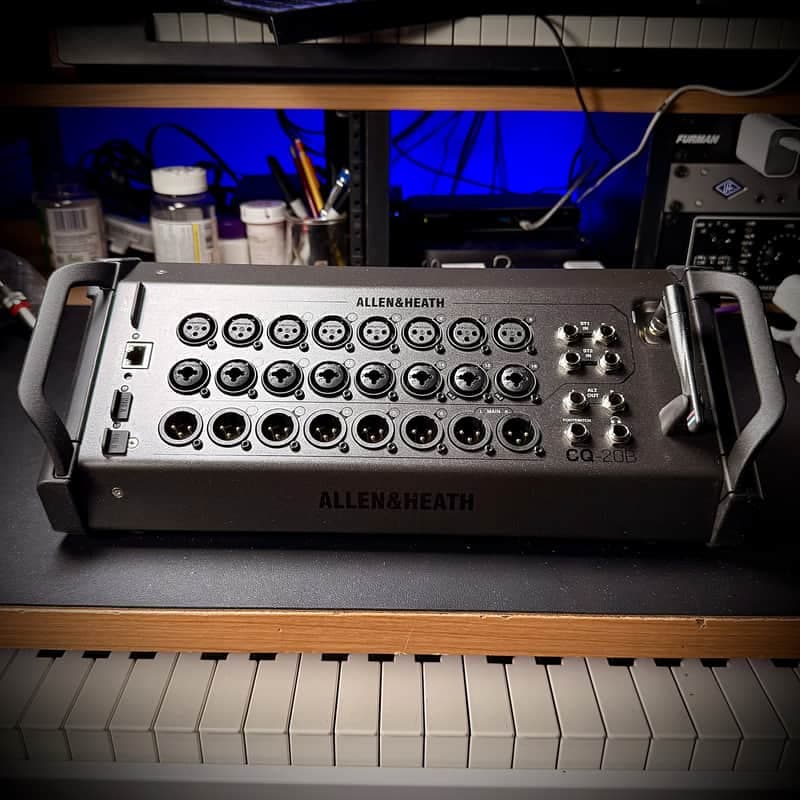 Allen & Heath CQ-20B 20-Channel Digital Mixer w/ Wi-Fi & Custom Rack Ears - Mint, Used Twice
