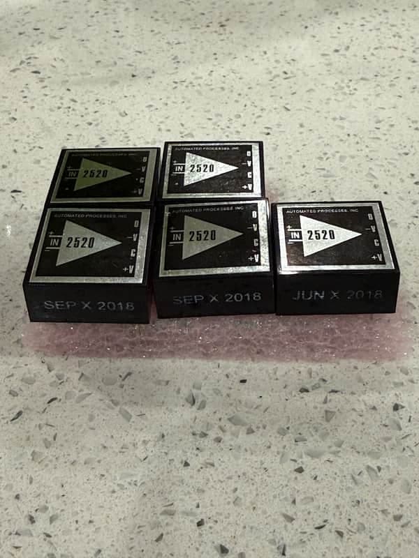 API 2520 2000s, 2018 LOT OF 5 - Black