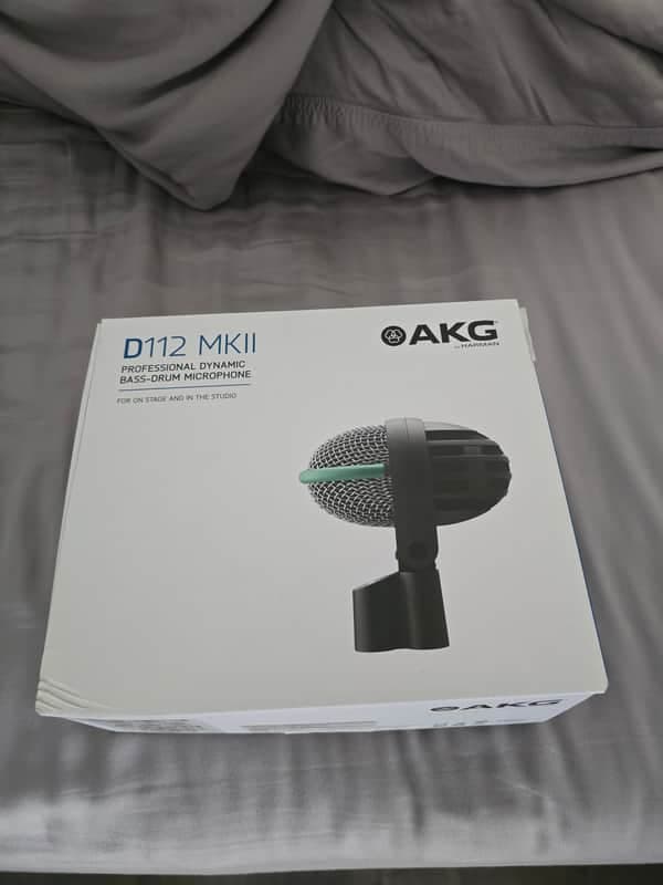 AKG D112 MKII Cardioid Dynamic Bass Drum Microphone 2010s - Gray
