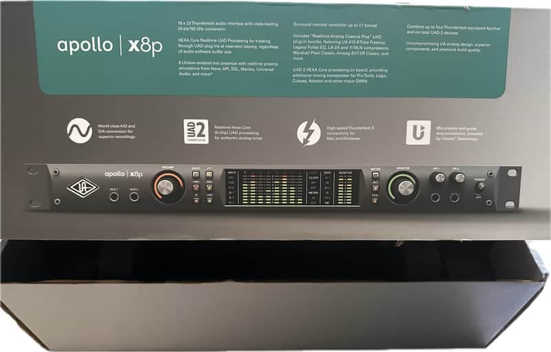 Universal Audio Apollo X8P - Thunderbolt 3 2020+ - Excellent - In original box