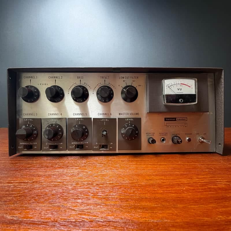 1965 Harman Kardon Galaxy 75 Tube Preamps x4 mixer Amp Mixer