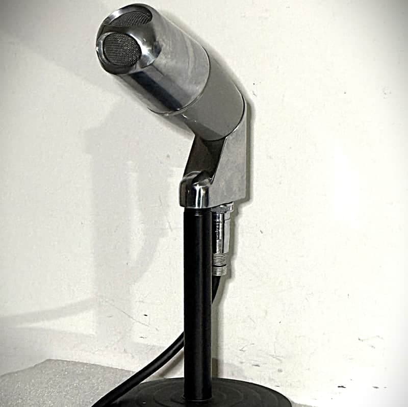 Vintage 1960’s Electro Voice 641 Dynamic Microphone, working, w/cable & stand