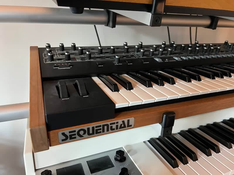Sequential Prophet-6 49-Key 6-Voice Polyphonic Synthesizer 2018 - 2020 - Black with Wood Sides