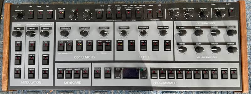 Oberheim OB-X8 Desktop 8-Voice Synthesizer 2022 - Present - Black with Wood Sides