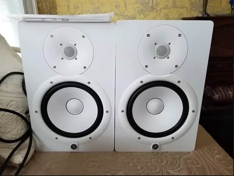 Yamaha HS8 8" Powered Studio Monitor (Pair)2025 hs8w white pair not used