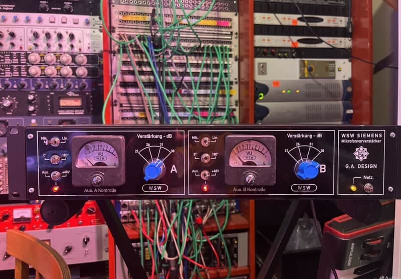 Vintage WSW Siemens dual mono pre
