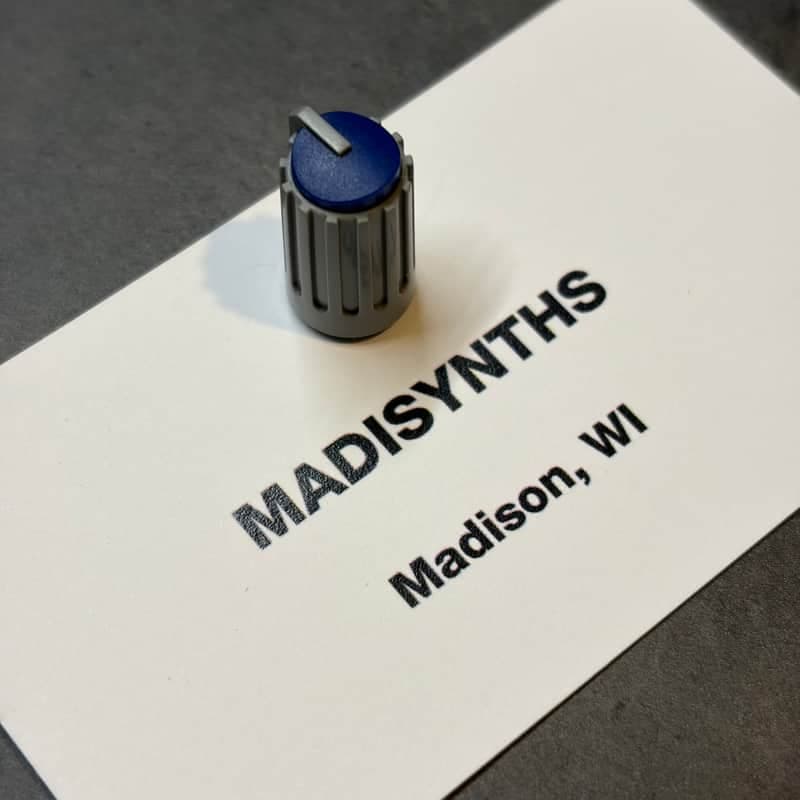 ORIGINAL Mackie Knob, Blue (760-017-00) for CR-1604, LM3204, MS-1202, 8-Bus