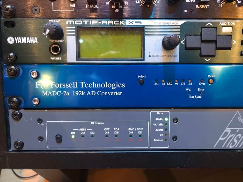 Forssell MADC-2a Technologies 2-Channel 192K ADC Audio Converter Class A JFET