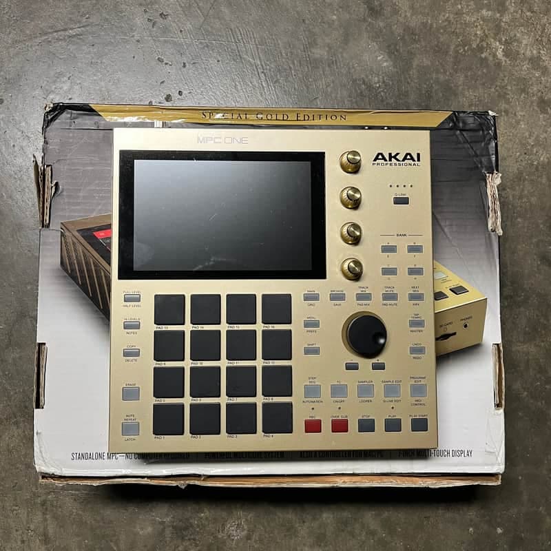 Akai MPC One Standalone MIDI Sequencer Gold Edition