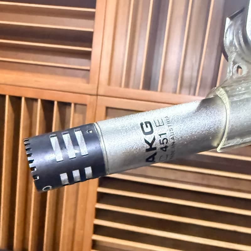 AKG C451E - Silver W/BLACK CK1 CAPSULE