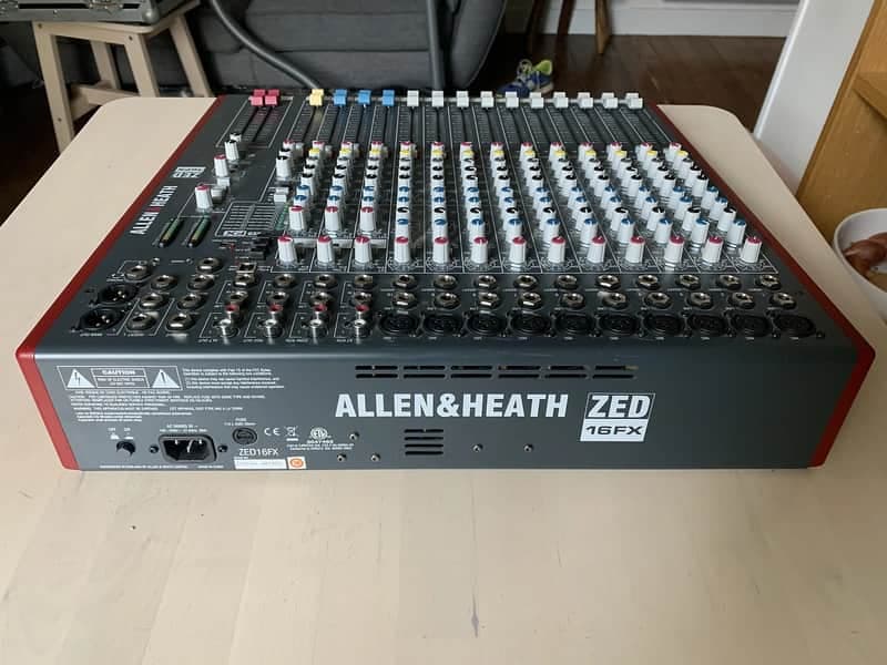 Allen & Heath ZED-16FX 16-channel Mixer with USB Audio Interface and Effects zed16fx