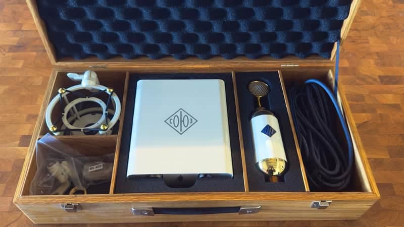 Soyuz Microphones 017 TUBE V2 Large Diaphragm Tube Condenser Microphone - Gold White