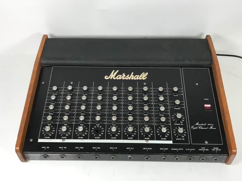 Marshall Mixer 8 1978 (Vintage Mixer/100W Amp Head)