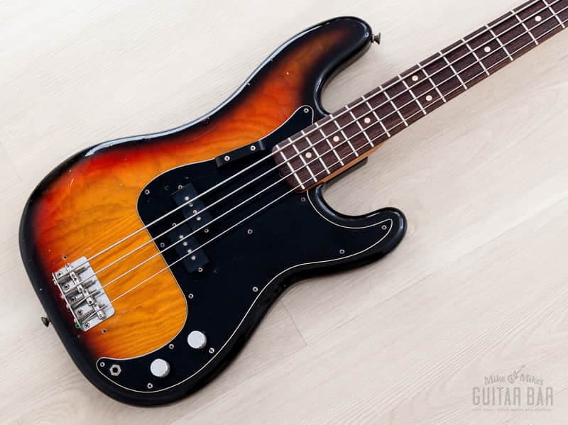 1978 Fender Precision Bass Sunburst Vintage Bass, 100% Original w/ Case