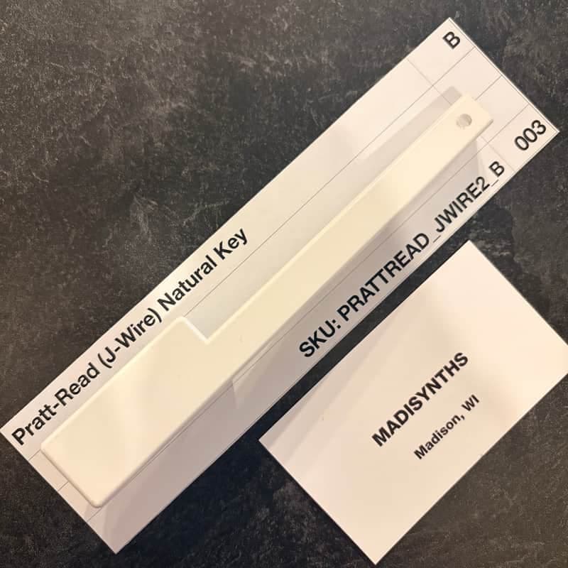 ORIGINAL Pratt Read Replacement B Key (J-Wire Keybeds) for ARP 2500/2600, Moog Minimoog, Oberheim OBX/OBXa/OB8, Sequential Prophet-5/10, PPG Wave 2.2, EML 500, and more
