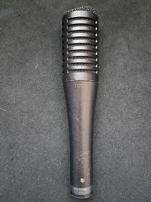 Yamaha MZ104 Cardioid Dynamic Microphone Vintage Late 80's to Early 90's Mic Good to VG Condition