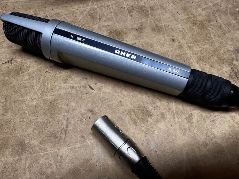 Uher M527 Dynamic Microphone w/Stand - NICE!