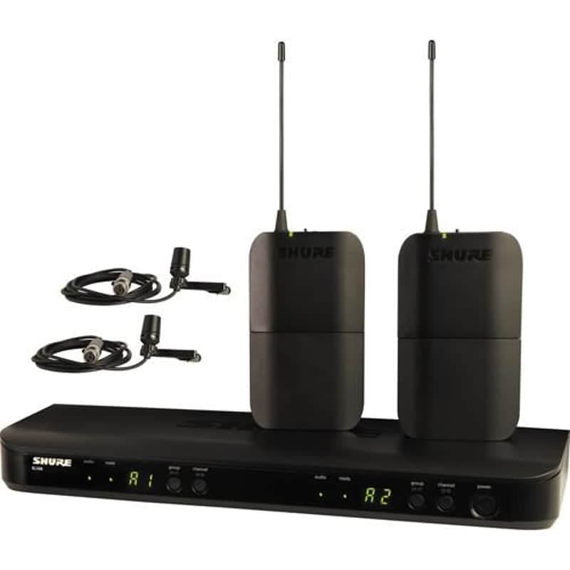 Shure BLX188/CVL Dual Wireless Bodypack System with CVL Lavaliers (H9) (Demo, minor marks)