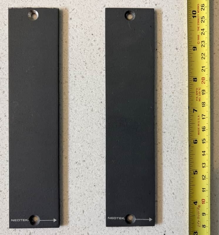Neotek Series 1 fader panel blanks