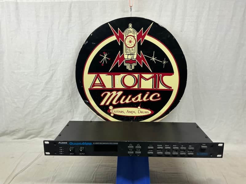 Alesis QuadraVerb 20k Bandwidth Simultaneous Digital Effects Processor 1990s - Black