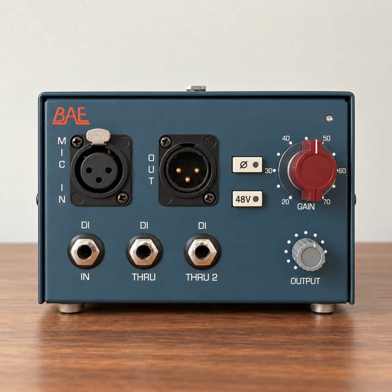 BAE 1073DMP Desktop Mic Pre / DI 2010s - Blue