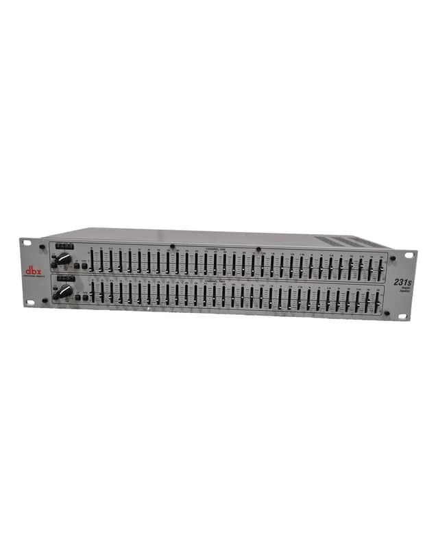 dbx 231S - Dual Channel Graphic Equalizer - Silver - Excellent w/ Original Box & Manuals