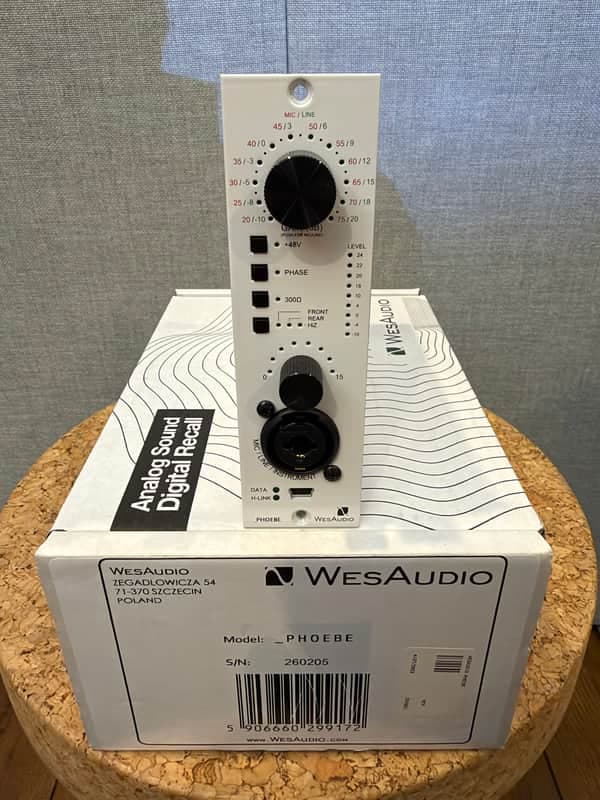 WesAudio Phoebe NG500 Microphone Preamp Module 2022 - Present - Silver