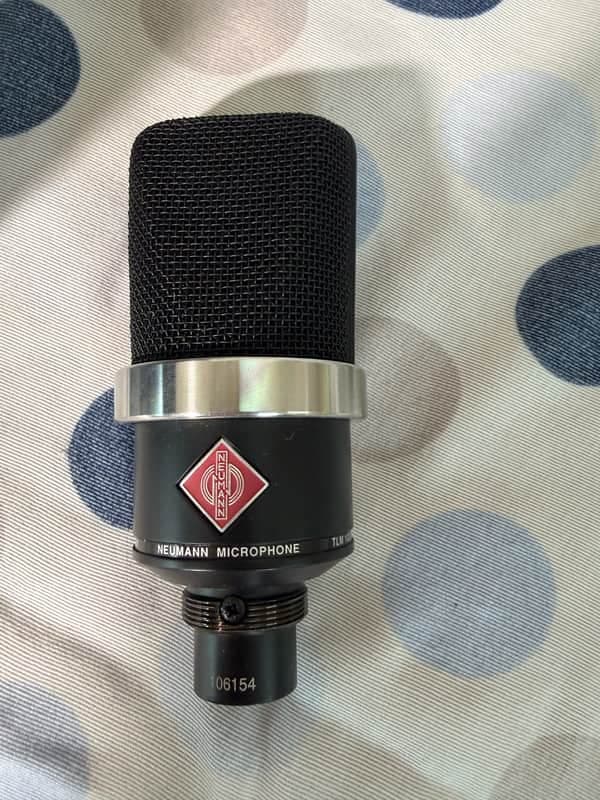 Neumann TLM 102 Large Diaphragm Cardioid Condenser Microphone 1997 - Present - Black