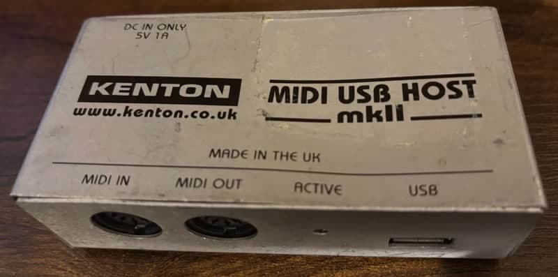 Kenton MIDI USB Host USB Host To MIDI Converter In Good Working Order