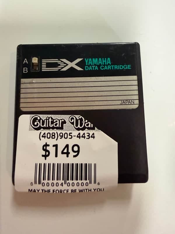 Yamaha DX7 voice rom #4 80/90s - Black
