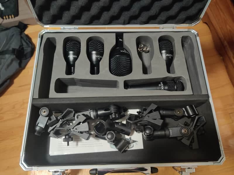Audix FP5 Fusion Series 5 Piece Mic Pack 2010s - Black