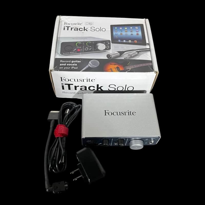Focusrite iTrack Solo USB Audio Interface (for iPad) 2012 - Present - Silver X13291