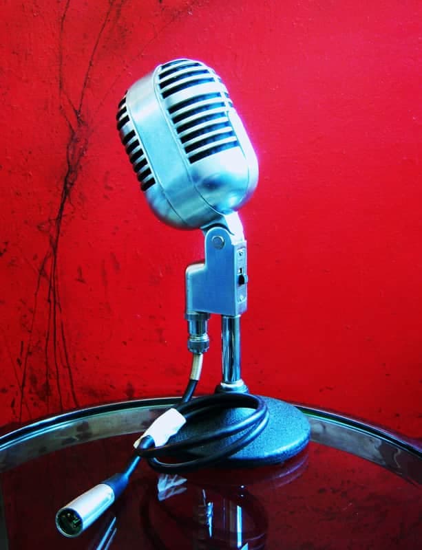 Vintage 1950's Electro-Voice 726 Cardine I Cardioid Dynamic Microphone Dual Z w cable 725 730 731