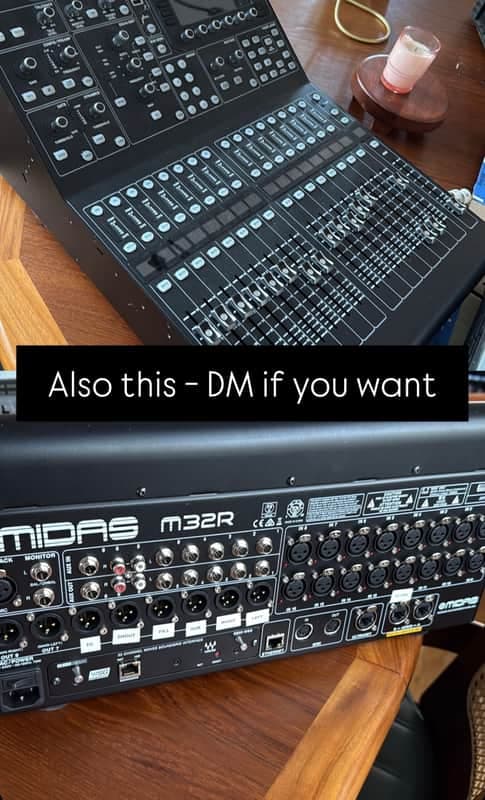Midas M32R LIVE Digital Mixing Console 2018 - Present - Black
