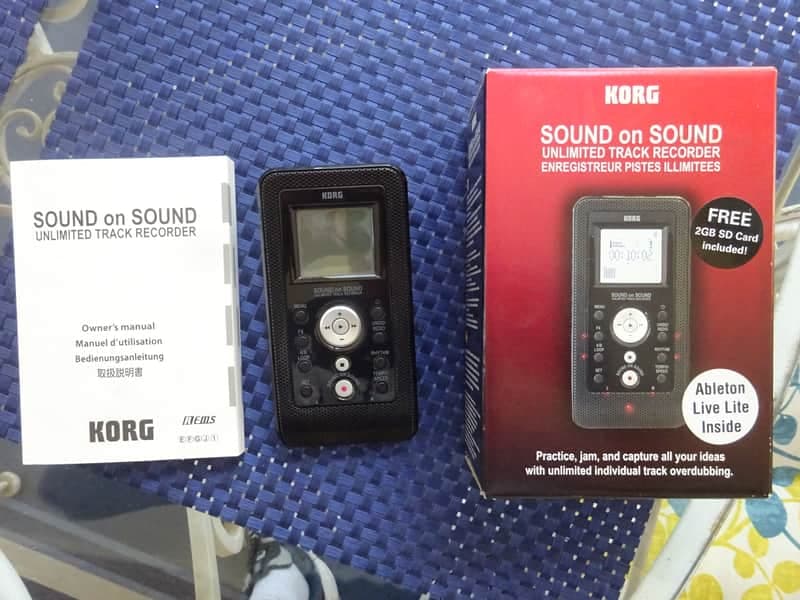 Korg Sound on Sound Unlimited Track Recorder w/2 GB microSD card