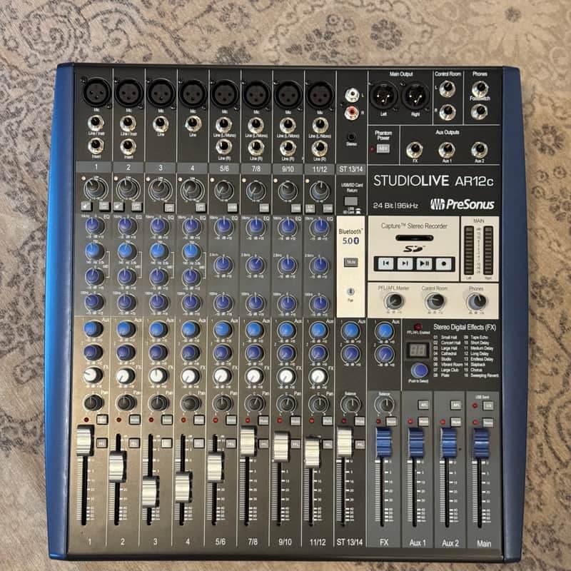 PreSonus StudioLive AR12c 14-Input Mixer w/ Travel Case