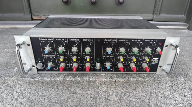 Klein and Hummel UE-400 2-Channel Parametric Equalizer 1970s - Black
