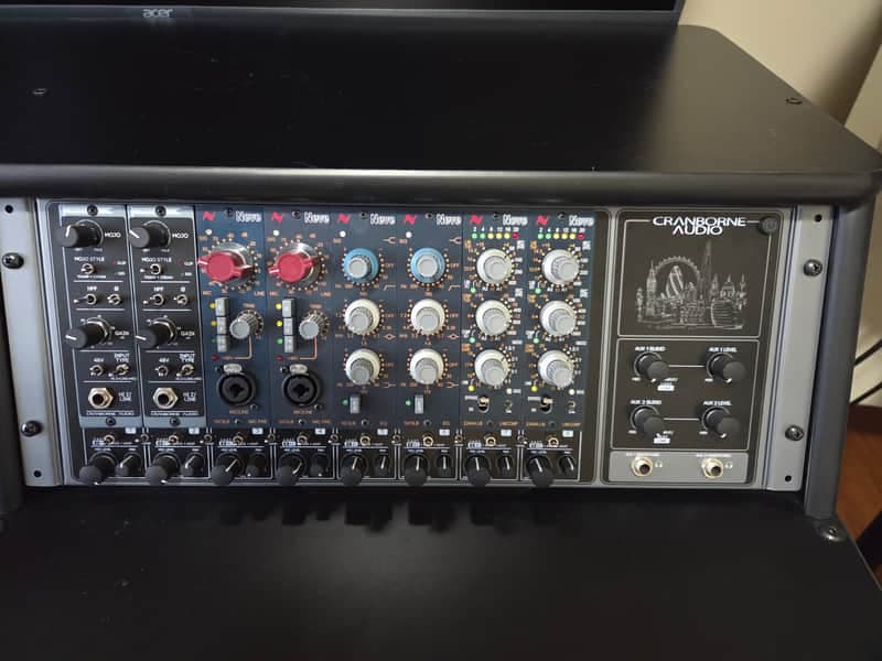 Cranborne 500 series rack with neve modules 1073 2010