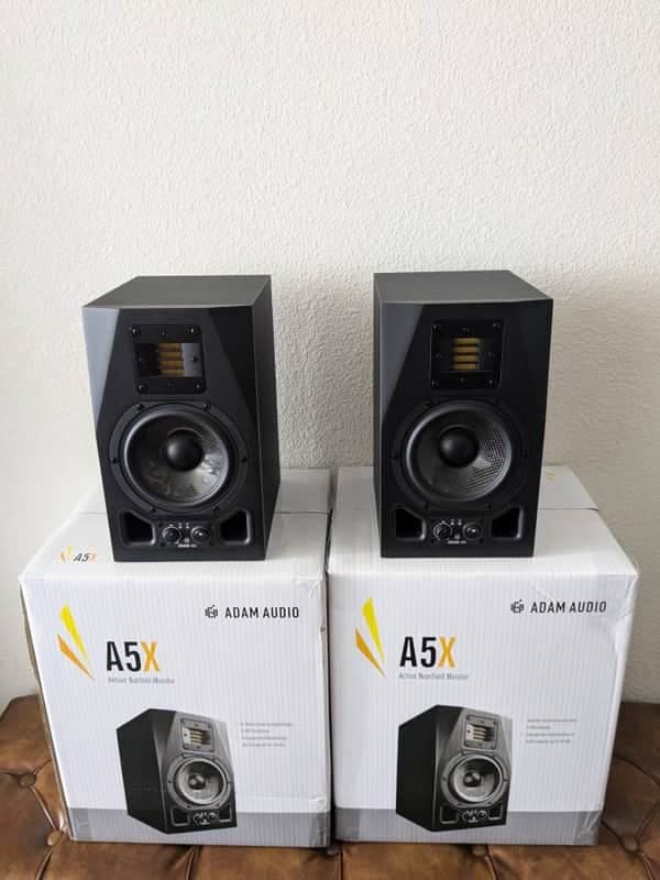Adam Audio A5X Active Studio Monitors Pair