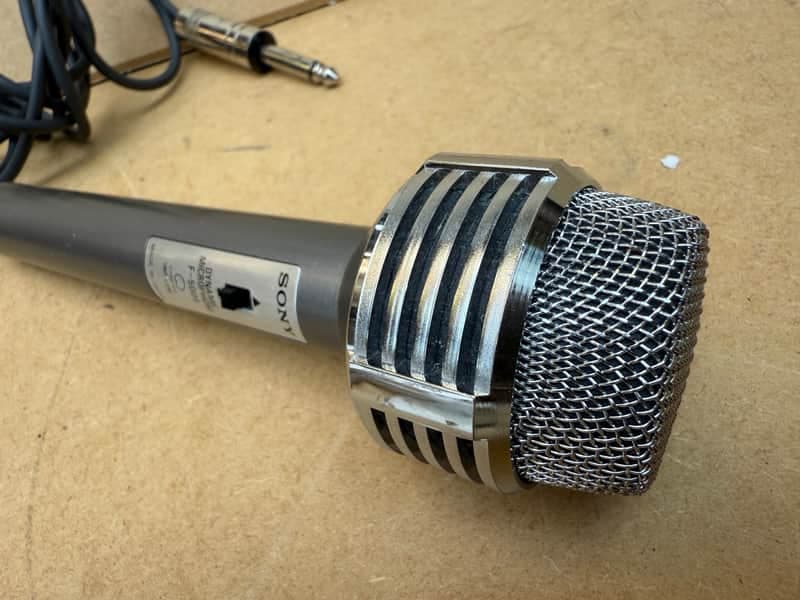 Sony F 500s vintage microphone made in Japan