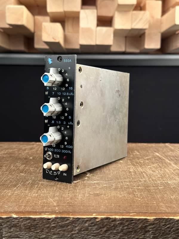 Vintage API 550A 500 Series Equalizer. 550 A. Huntington, NY. 1970s. Original Opamps 7289
