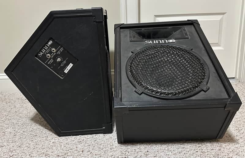 Pair of Sunn AX 112H Stage Monitor 100W