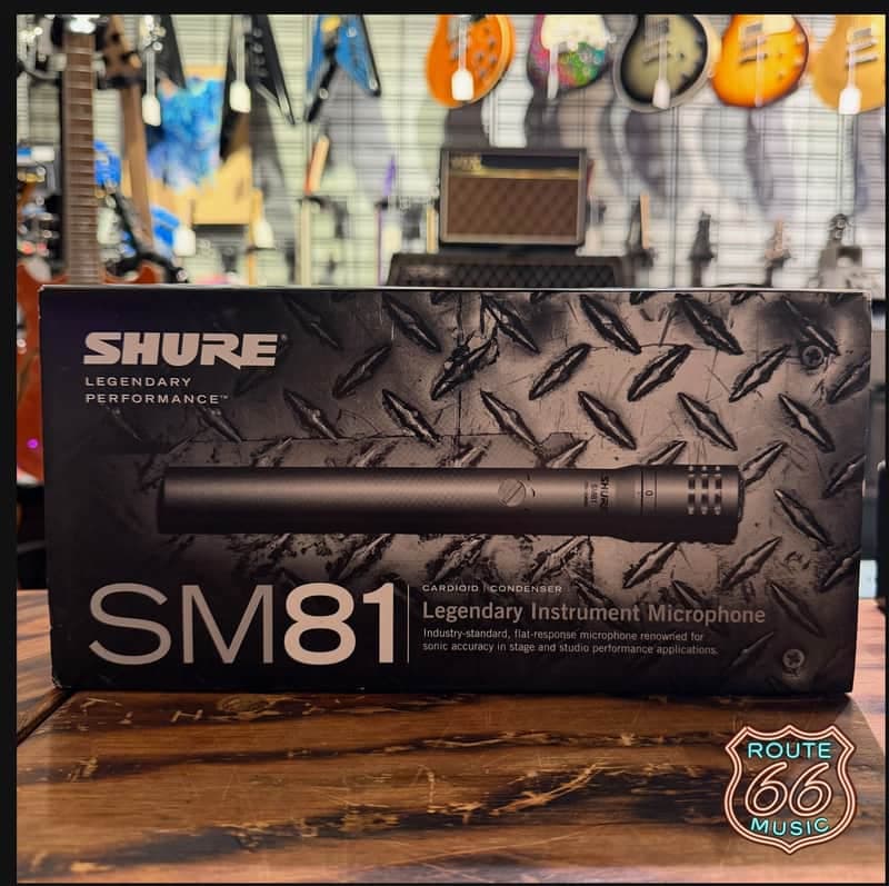 Shure SM81 Small Diaphragm Cardioid Condenser Microphone 1984 - Present - Silver