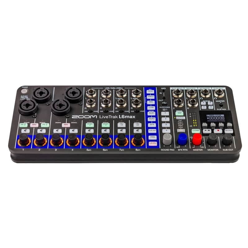 Zoom LiveTrak L6max 12-Channel Mixer & Recorder