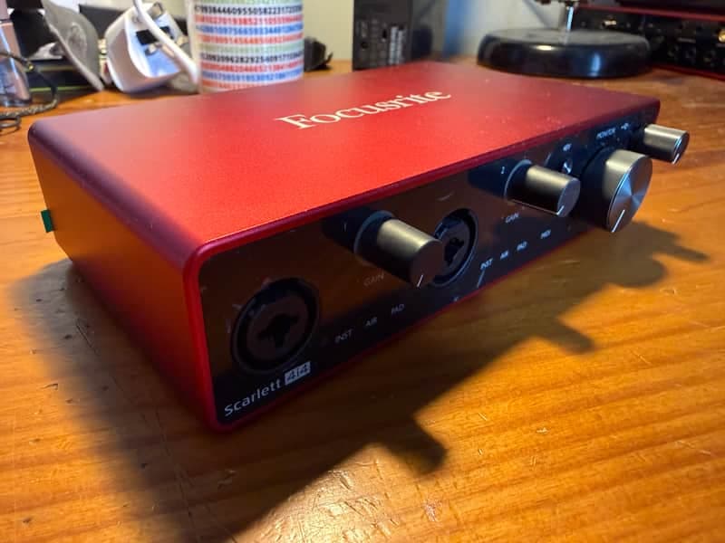 Focusrite Scarlett 4i4 3rd Gen USB Audio Interface 2019 - Present - Red / Black